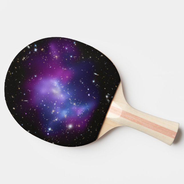 Raquette De Ping Pong Cluster de galaxie violette (Côté)