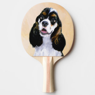 Raquette De Ping Pong Cocker Spaniel (Parti) Peinture - Art Chien origin