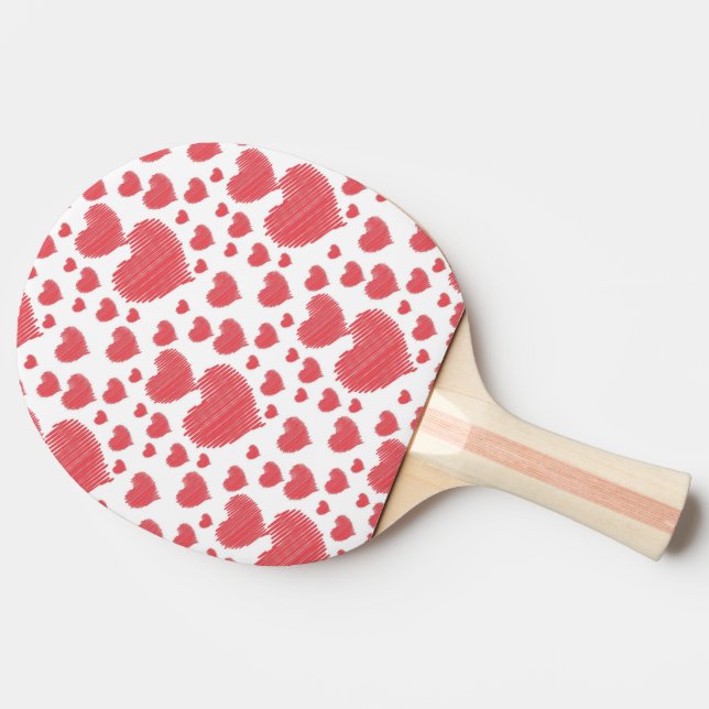 Raquette De Ping Pong Coeurs de scintillement (Côté)