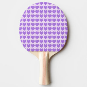Raquette De Ping Pong Coeurs pourpres