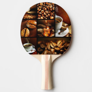 Raquette De Ping Pong Collage 2 de café