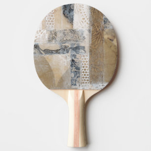 Raquette De Ping Pong Collage de dentelle I