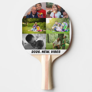 Raquette De Ping Pong Collage photo personnalisé 2026 vibes 6 