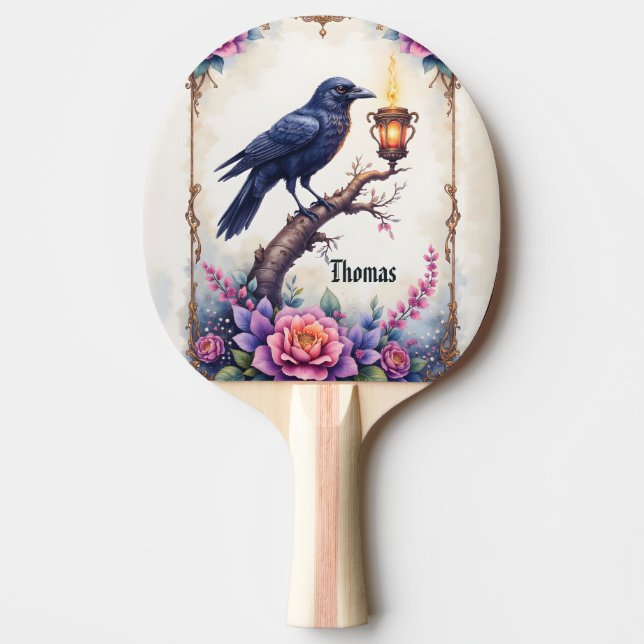 Raquette De Ping Pong Collection de mariage Enchanted Raven (Devant)