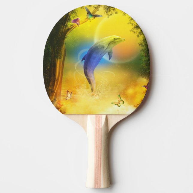 Raquette De Ping Pong Colorful Dolphin (Devant)