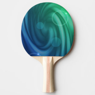 Raquette De Ping Pong Combinaison De Couleurs Bleu Et Vert