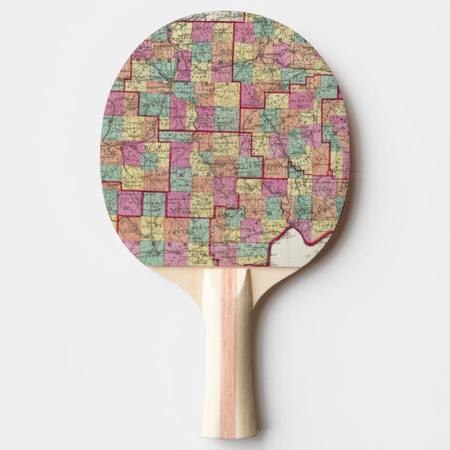 Raquette De Ping Pong Comtés de l'Ohio (Devant)