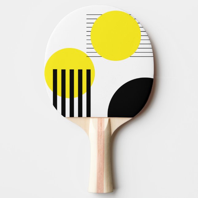 Raquette De Ping Pong Conception abstraite (Devant)