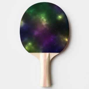 Raquette De Ping Pong Conception de constellations de l'espace cosmique