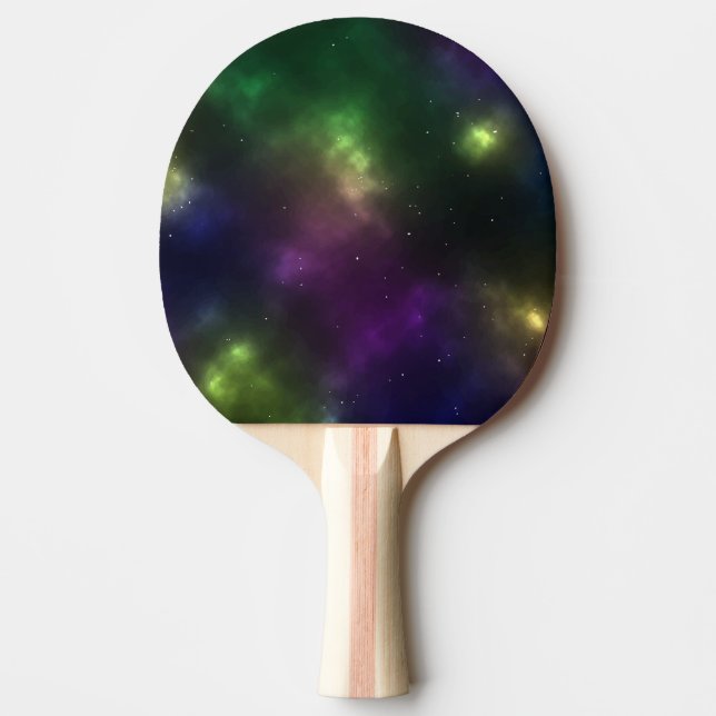 Raquette De Ping Pong Conception de constellations de l'espace cosmique  (Devant)