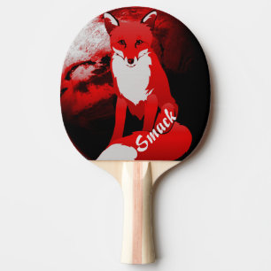 Raquette De Ping Pong Conception de Fox rouge personnalisée