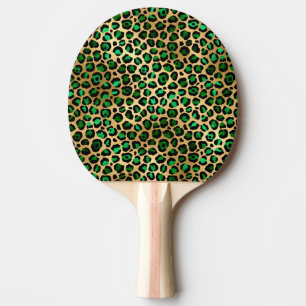 Raquette De Ping Pong Conception de la série Safari Émeraude et Or 8