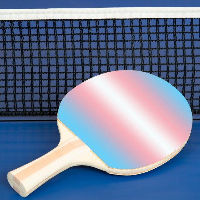 Raquette De Ping Pong Conception de motif de drapeau de fierté transgenr (Insitu)