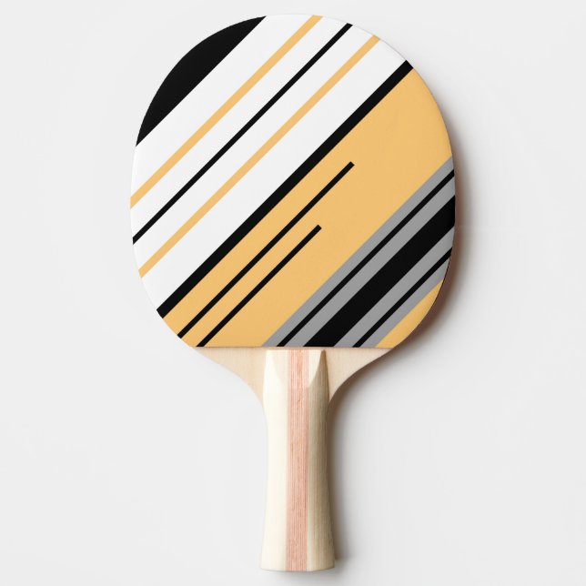 Raquette De Ping Pong conception des bandes diagonales (Devant)