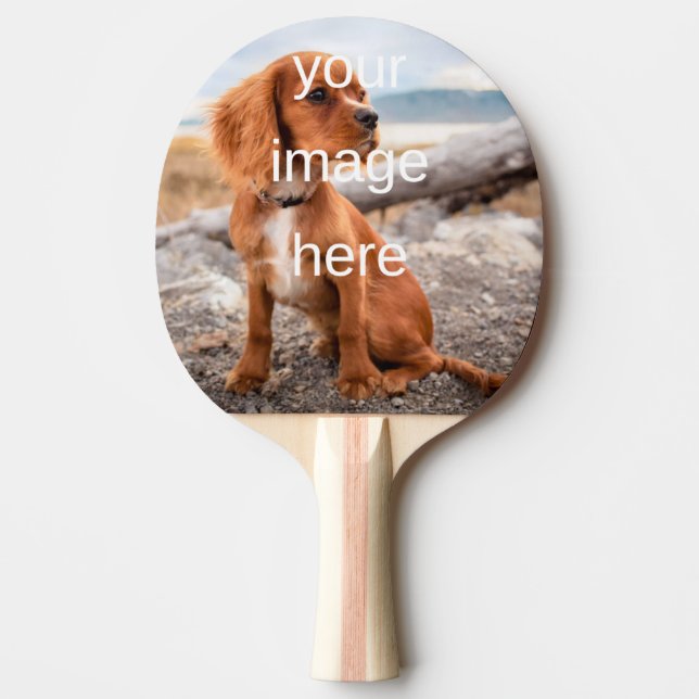 RAQUETTE DE PING PONG CONCEVEZ VOTRE PROPRE (Devant)