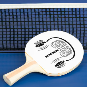 Raquette De Ping Pong Confusion cérébrale (matière grise)