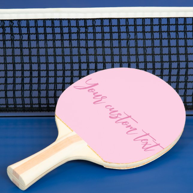 Raquette De Ping Pong Conscience du cancer du sein mois script personnal (Insitu)