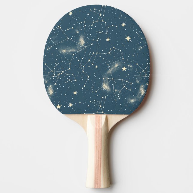 Raquette De Ping Pong Constellation céleste - Nuit étoilée (2) (Devant)
