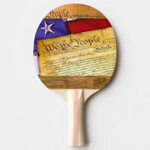 Raquette De Ping Pong Constitution américaine Nous le peuple