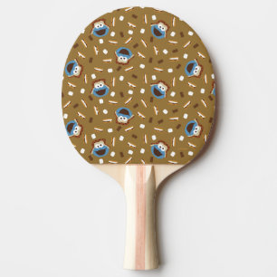 Raquette De Ping Pong Cookie Monster S'mores Motif