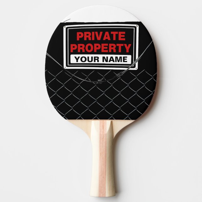 Raquette De Ping Pong Cool Fun Personnalisé Unique *Great Gift* (Devant)