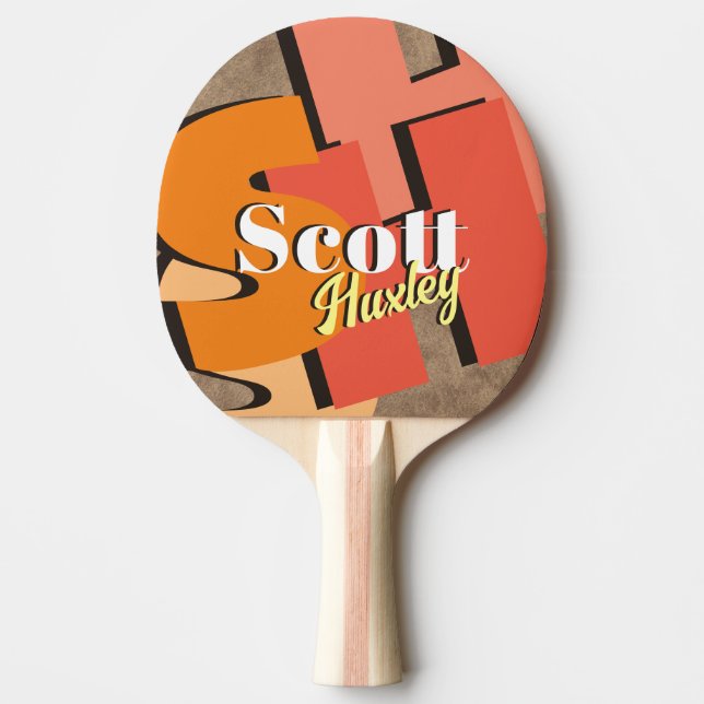 Raquette De Ping Pong Cool personnalisé (Devant)