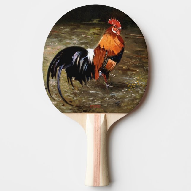 Raquette De Ping Pong Coq/Gaulois/Rooster (Devant)