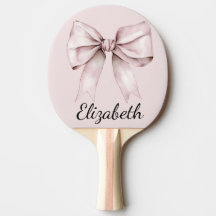 Coquette esthétique arc rose Nom personnalisé