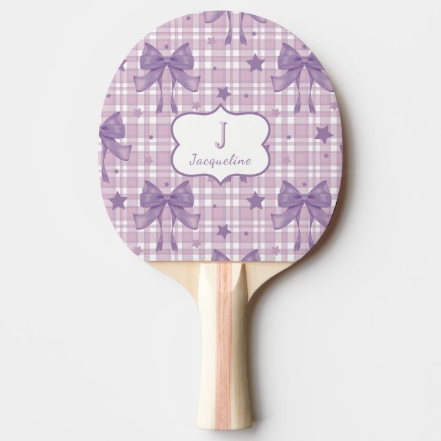 Raquette De Ping Pong Coquette Feminine Violette (Devant)