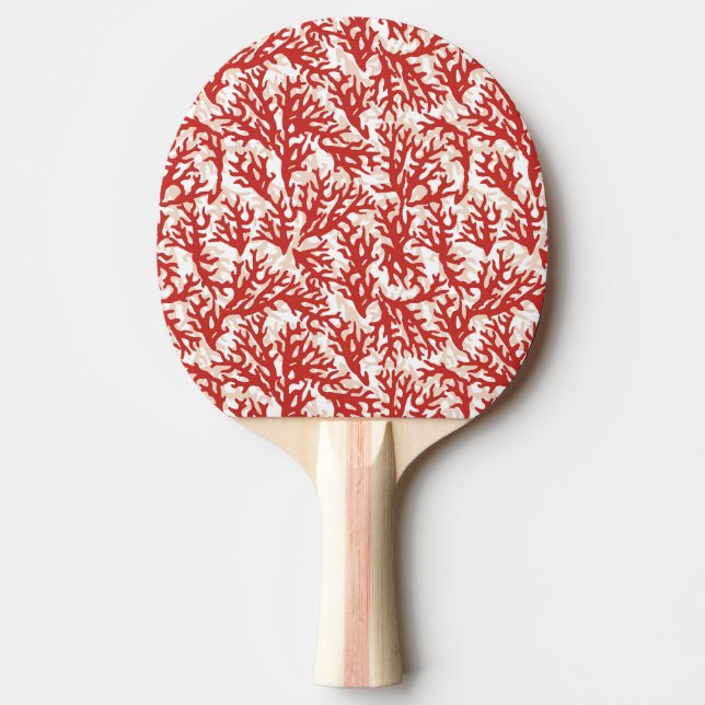 Raquette De Ping Pong Corail rouge Motif 2 (Devant)