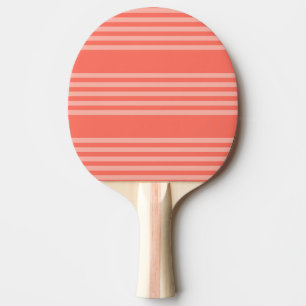 Raquette De Ping Pong Corail vivant cinq bandes motif