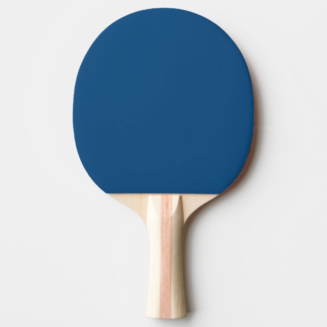 Raquette De Ping Pong Couleur bleue classique (Devant)