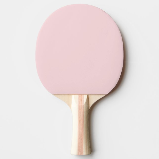 Raquette De Ping Pong Couleur Chuchotement Rose Uni  (Devant)
