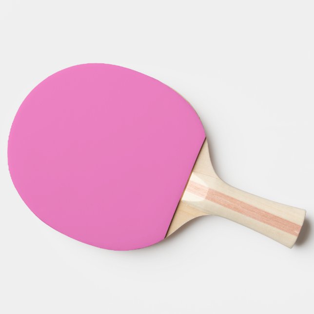 Raquette De Ping Pong Couleur claire hydrangée rose (Côté)