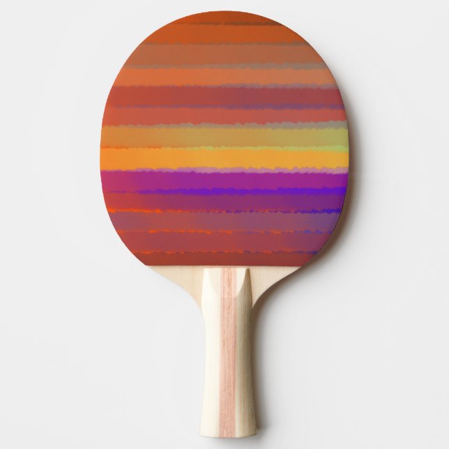 Raquette De Ping Pong Couleur D'Aquarelle Salée Du lever De Soleil Gliss (Devant)