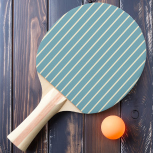 Raquette De Ping Pong Couleur de l'après-midi chaude de l'Aqua