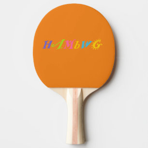 Raquette De Ping Pong Couleur graphique HAMbWG brillante