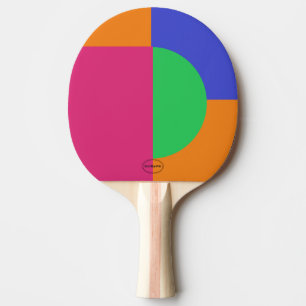 Raquette De Ping Pong Couleur graphique HAMbWG brillante