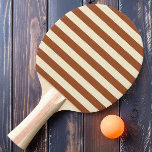 Raquette De Ping Pong Couleur Soleil du Désert à Rayures Polo