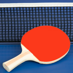 Raquette De Ping Pong Couleur solide écarlate