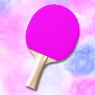 Raquette De Ping Pong Couleur solide Fuchsia Classic Elegant