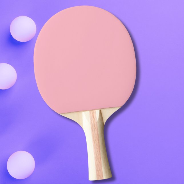 Raquette De Ping Pong Couleur solide rose cerise en fleurs (Créateur téléchargé)