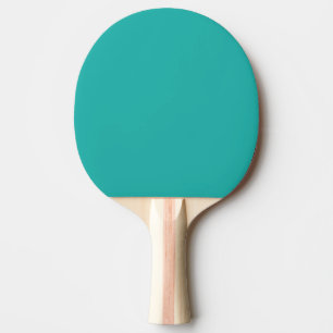 Raquette De Ping Pong Couleur solide verte de la mer claire