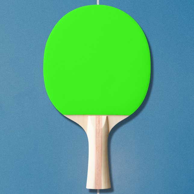 Raquette De Ping Pong Couleur solide verte néon (Créateur téléchargé)