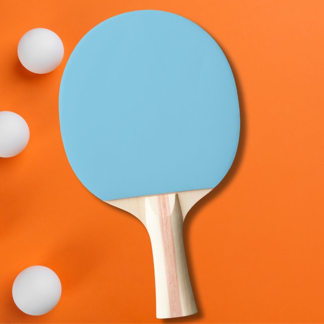 Raquette De Ping Pong Couleur uni bleu ciel (Créateur téléchargé)
