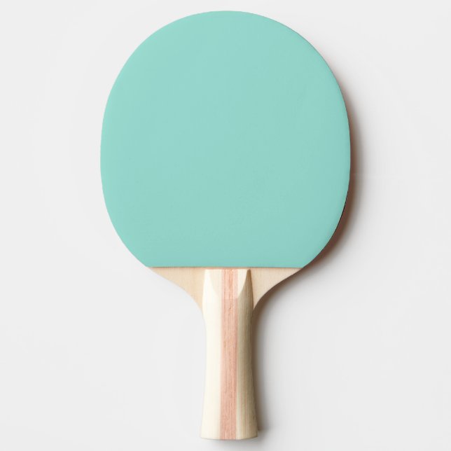 Raquette De Ping Pong Couleur uni bleu clair pour l'oeuf Robin (Devant)