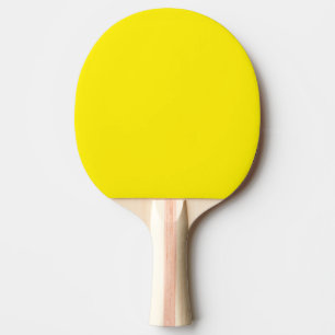 Raquette De Ping Pong Couleur uni jaune canari
