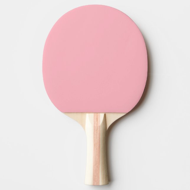 Raquette De Ping Pong Couleur Uni : Rose (Devant)