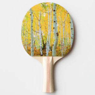 Raquette De Ping Pong Couleurs d'automne des arbres d'Aspen 1