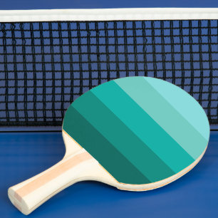 Raquette De Ping Pong Couleurs vertes rayées
